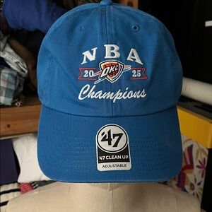 47 Blue NBA Champions Adjustable Cap